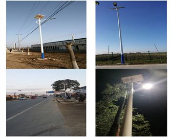 甘肅太陽(yáng)能路燈-慶陽(yáng)寧縣項(xiàng)目圖片